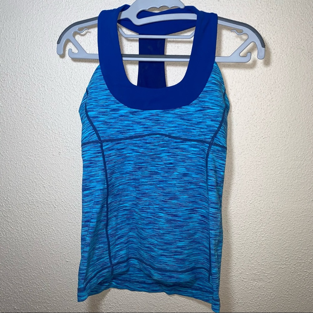 lululemon athletica Vibrant Blue Tank Top